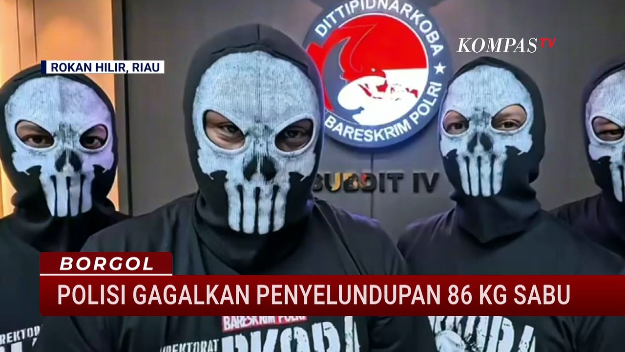 Polisi Gagalkan Penyelundupan 86 Kg Sabu dan 5 Ribu Ekstasi di Riau | BORGOL