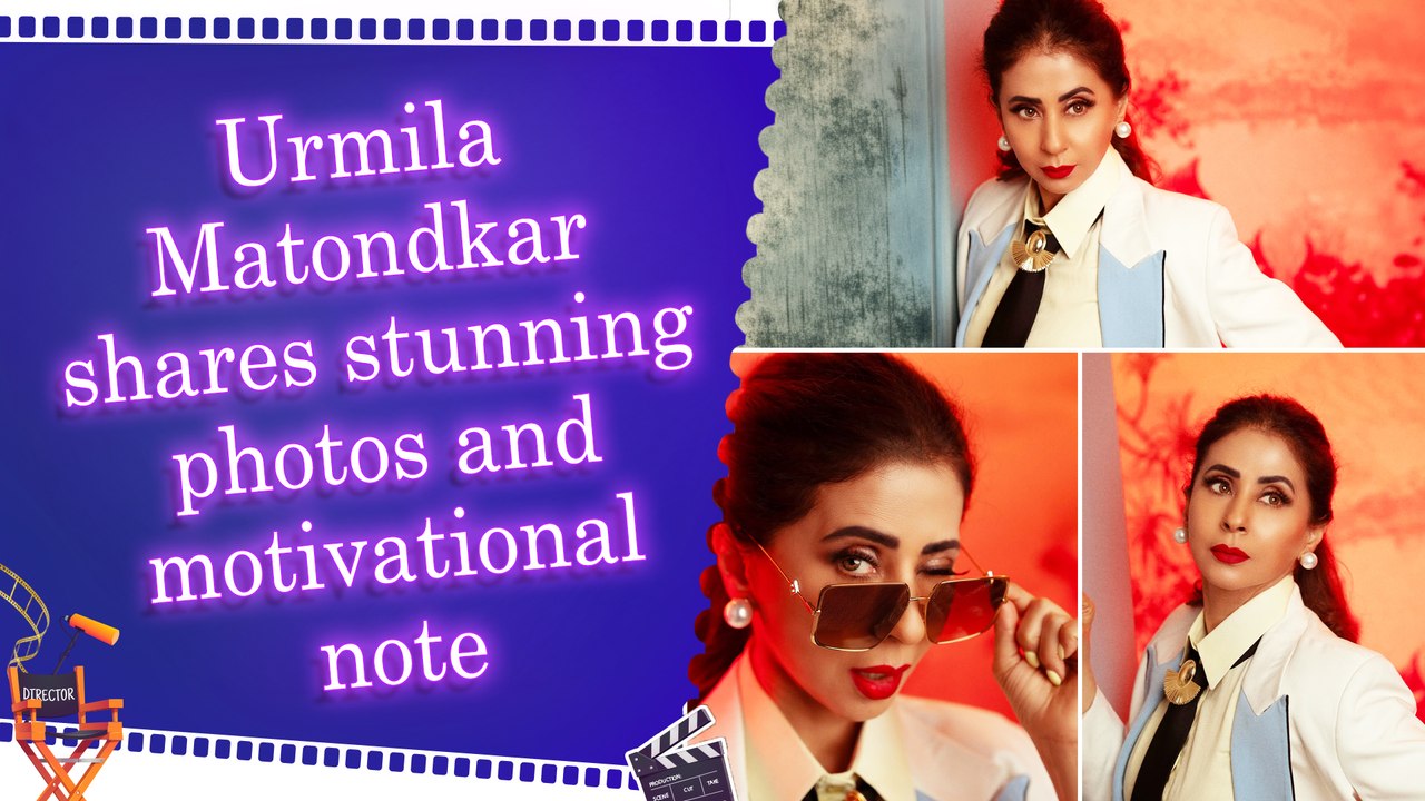 Urmila Matondkar stuns in chic formal look, shares powerful self-love message