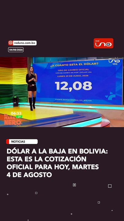Dólar a la baja en Bolivia: ESTA ES la cotización oficial para HOY, martes 4 DE AGOSTO