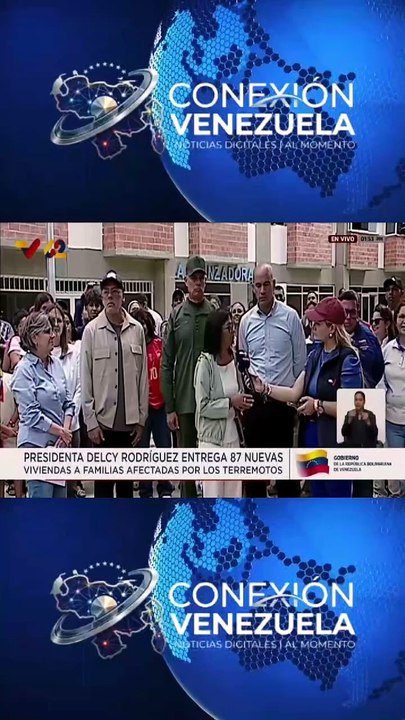 Delcy: Nuevas viviendas para afectados del 24/06