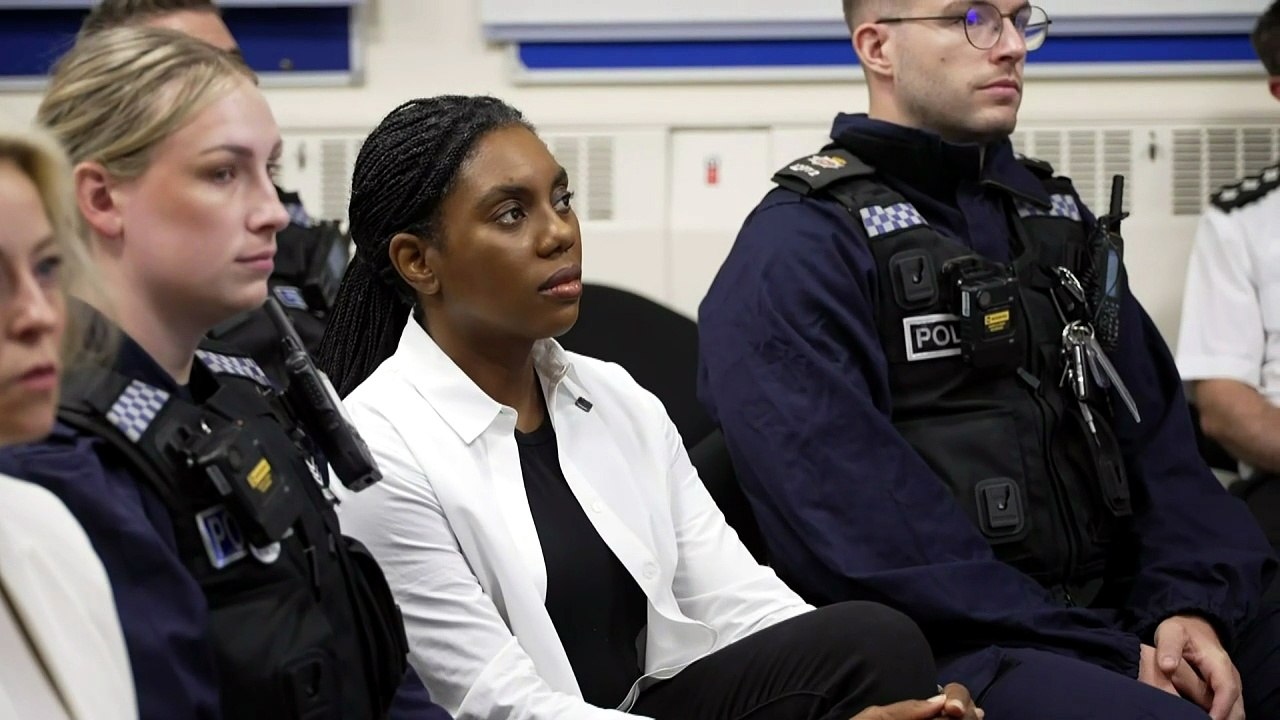 Kemi Badenoch joins preparations for police drugs raid