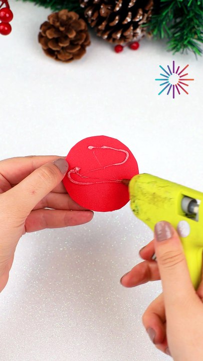 Adorable Santa inspired Christmas ornaments🎅🎄