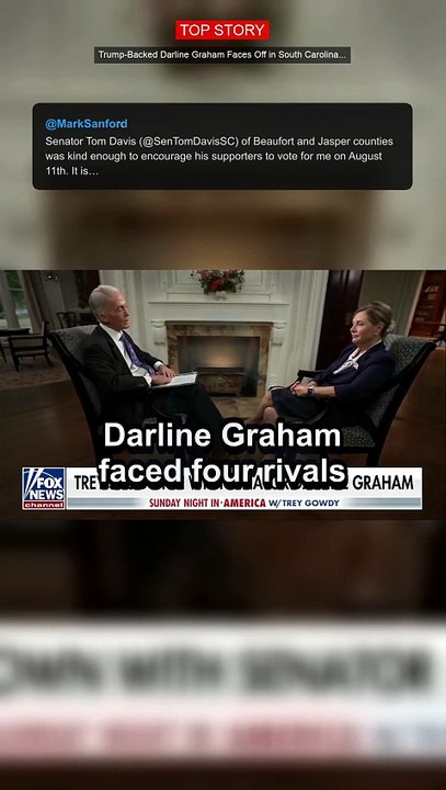 Trump-Backed Darline Graham Faces Off in South Carolina Senate Debate #shorts