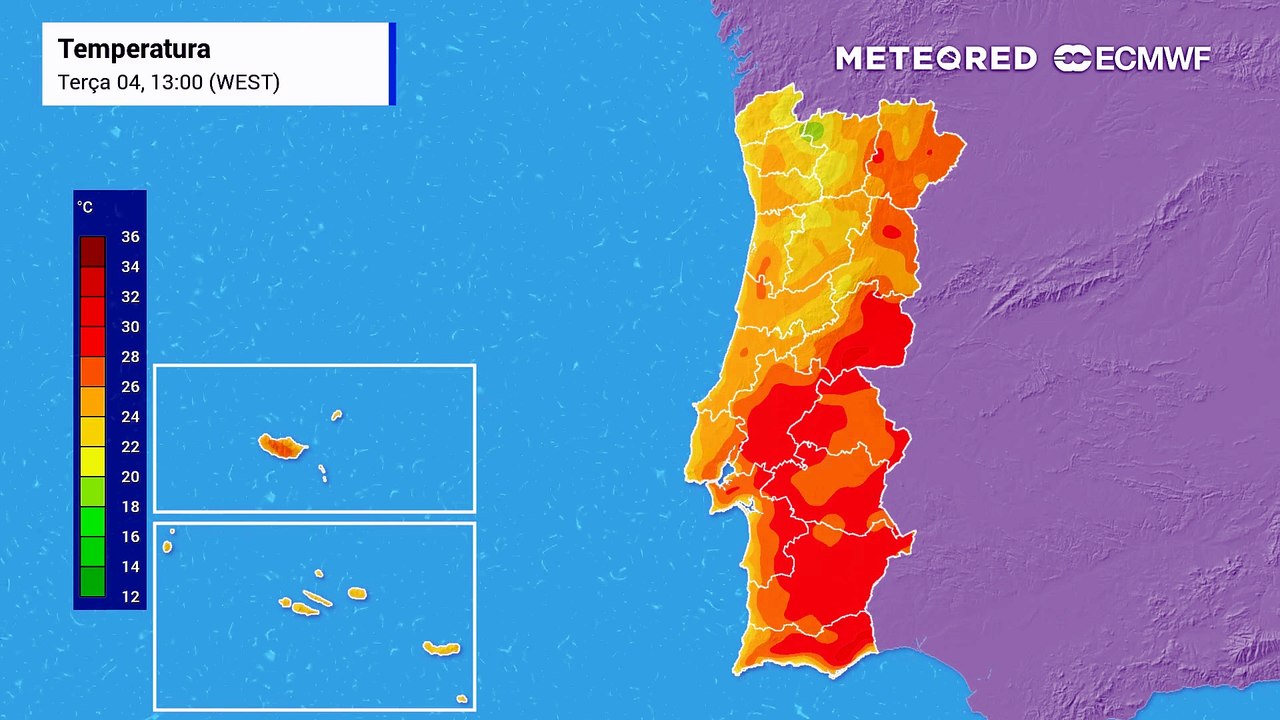 Temperaturas elevadas prolongam-se na Madeira até quinta-feira, 6 de agosto