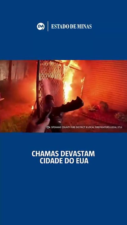 Cidade dos EUA foi devastada por incêndios.