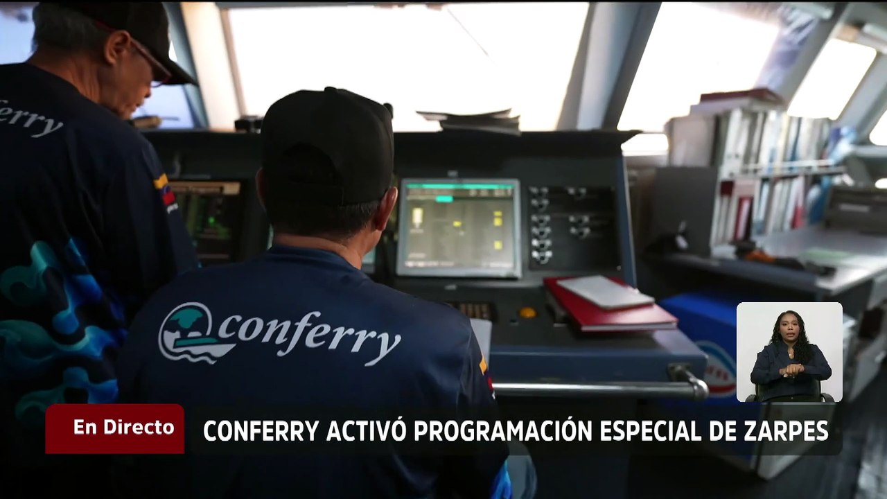 Conferry establece nuevos horarios de navegación entre Anzoátegui y Nueva Esparta