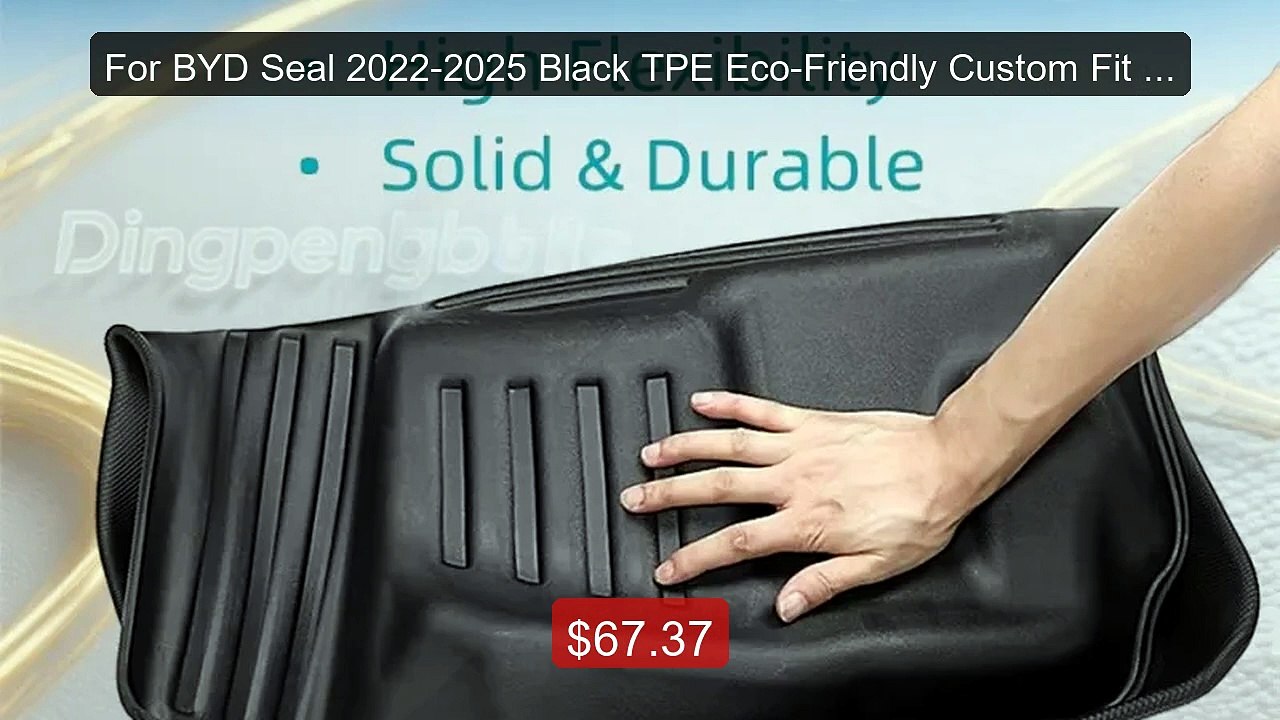 For BYD Seal 2022-2025 Black TPE Eco-Friendly C...