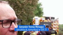 Pożar w Żyrondzie: 70 ukraińskich strażaków pomaga gasić ogień