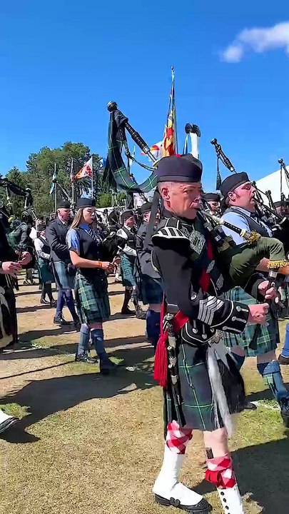 Scotland the Brave | Massed Pipes & Drums at Aboyne Highland Games 2026 | Scotland
