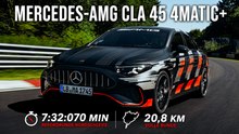 Mercedes-AMG CLA 45 4MATIC+ | Komplette Nürburgring-Runde