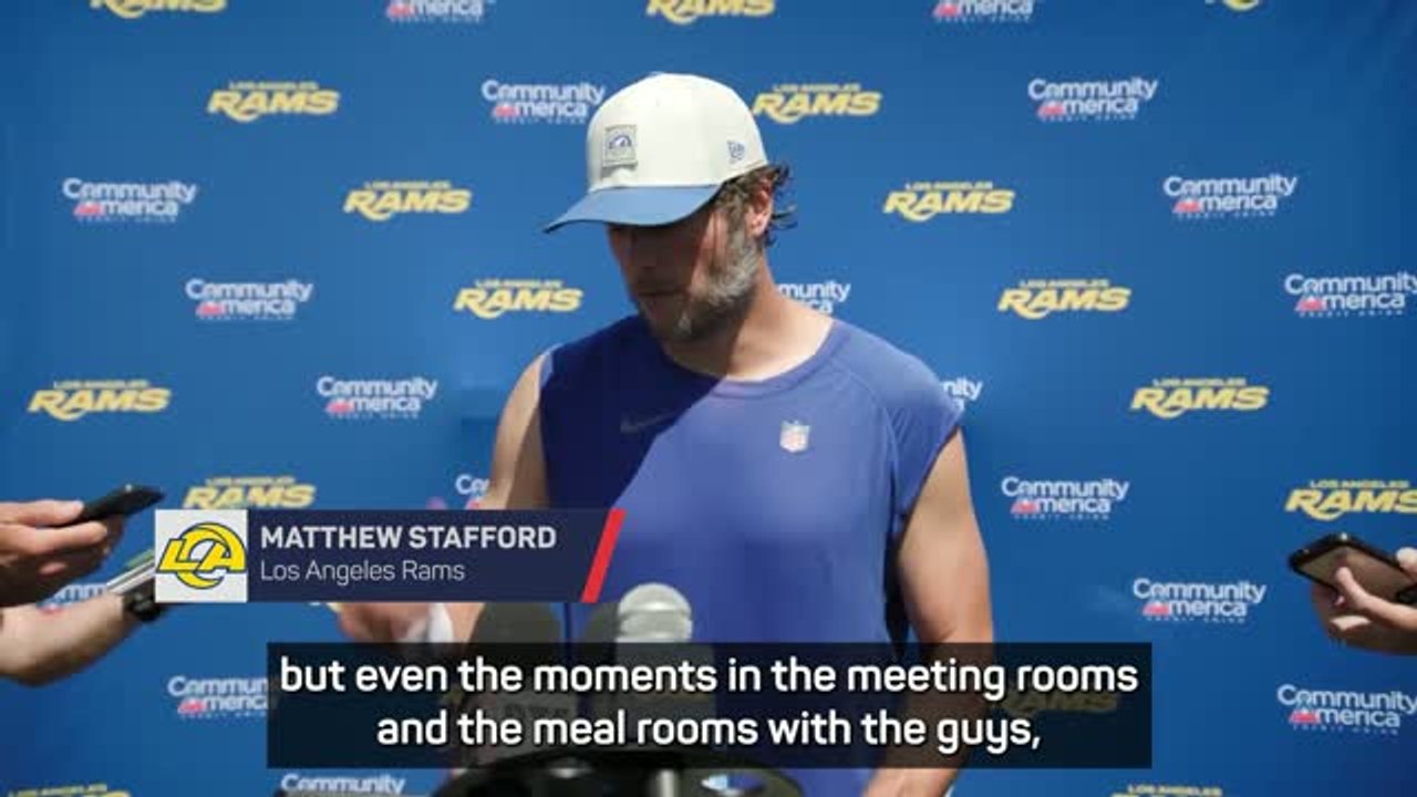 MVP Stafford hyped for 18th NFL season