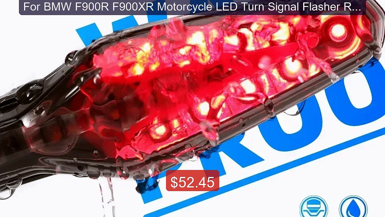 For BMW F900R F900XR Motorcycle LED Turn Signal Flasher Rear B... -- Hot Deal 2026 | Limited Offer!