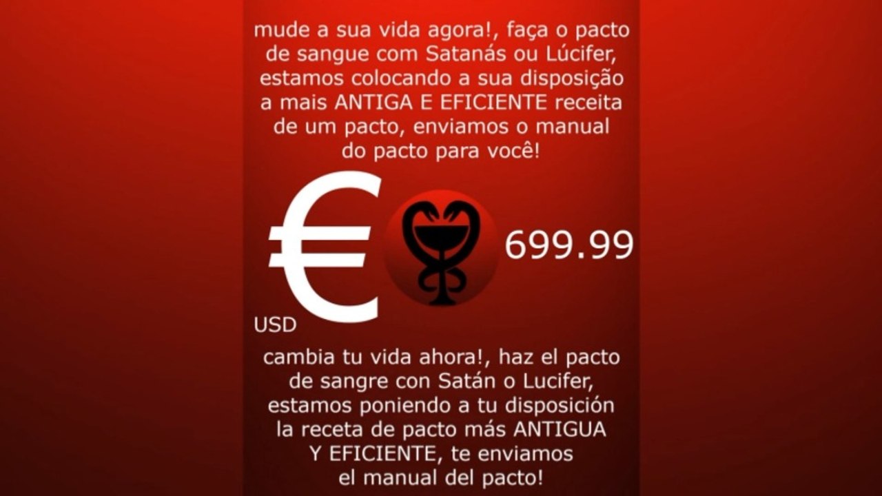 O PACTO DE SANGUE - SATANÁS / EL PACTO DE SANGRE #satanás #satán #lucifer #diablo #satanismo #diabo