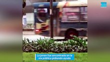 La joven fue encontrada en la vía pública pidiendo ayuda