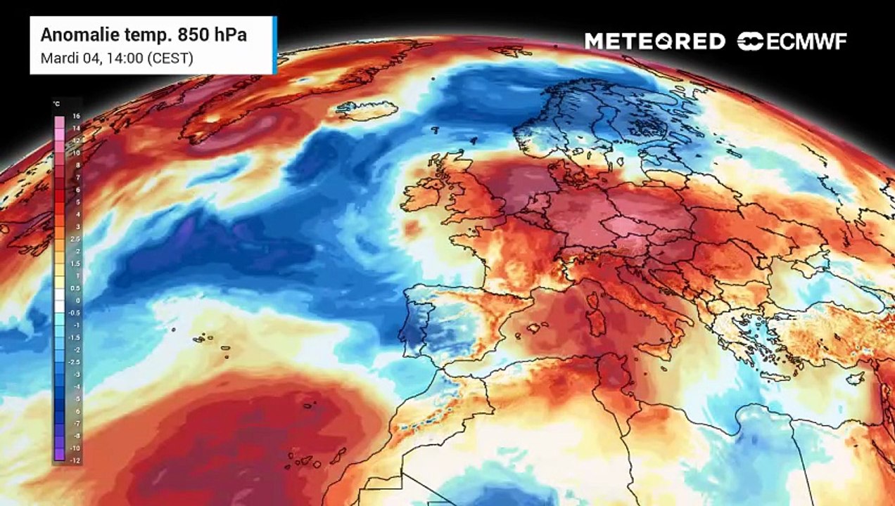 Baisse des températures en France !