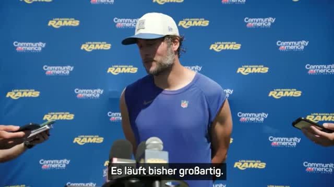 'Es läuft großartig': MVP Stafford voller Vorfreude auf 18. NFL-Saison