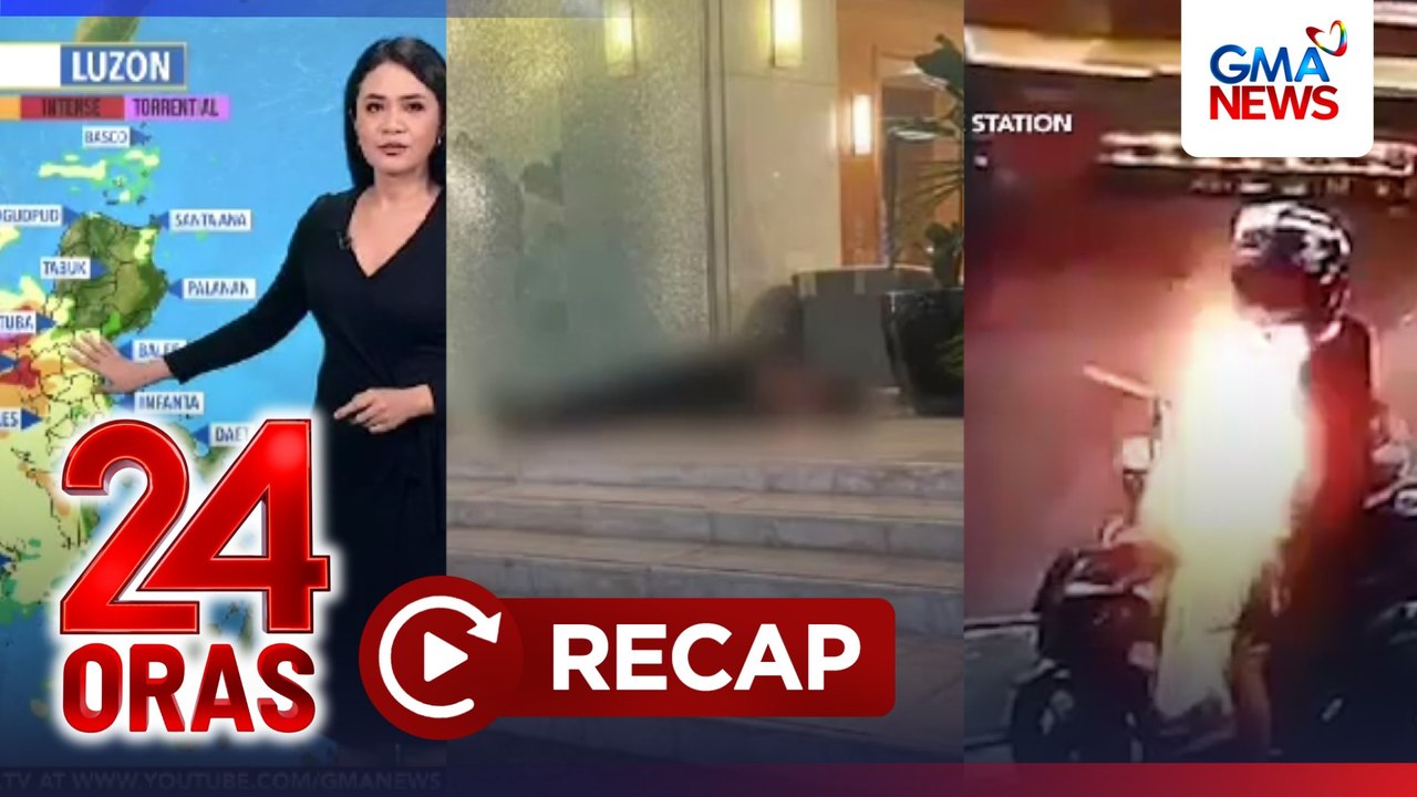 24 Oras: (Part 1) Pananambang sa hotel I IED na inakalang vape, sumabog I Pinsala ng Bagyong Luis, atbp