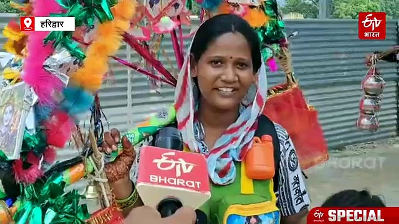 हरिद्वार में आस्था का महासैलाब, 5 साल के बच्चों से लेकर 60 साल की महिलाओं के कंधों पर कांवड़