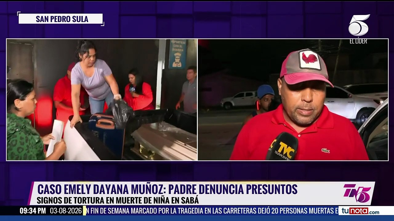 Padre de Emely revela detalles de como estaba el cuerpo de la pequeña
