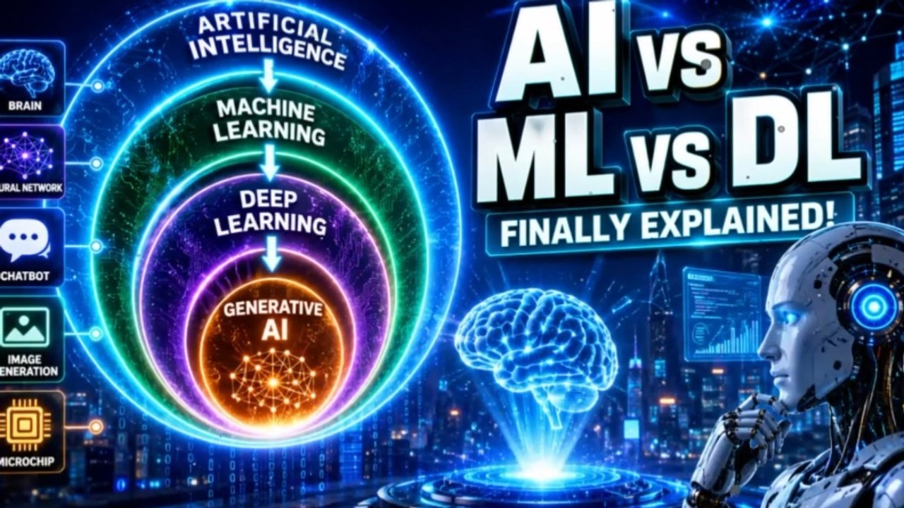 AI, Machine Learning, Deep Learning and generative AI Explained