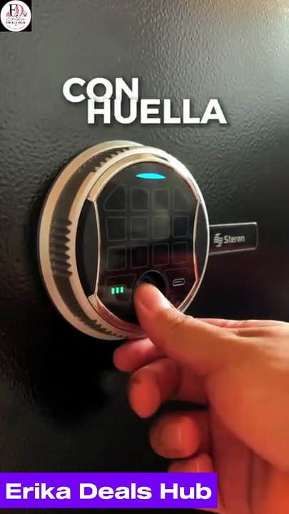 Caja Fuerte Digital con Huella y USB-C | Seguridad Extrema para tu Hogar
