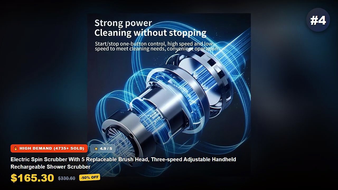 Electric Spin Scrubbers For Deep Bathroom Cleaning: Top 5 Best Sellers