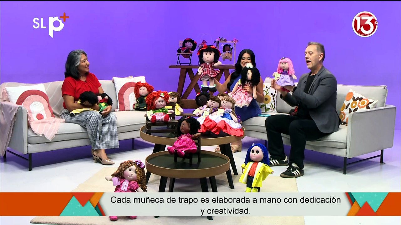 SLP Lunes 3 agosto entrevista Muñecas de Trapo
