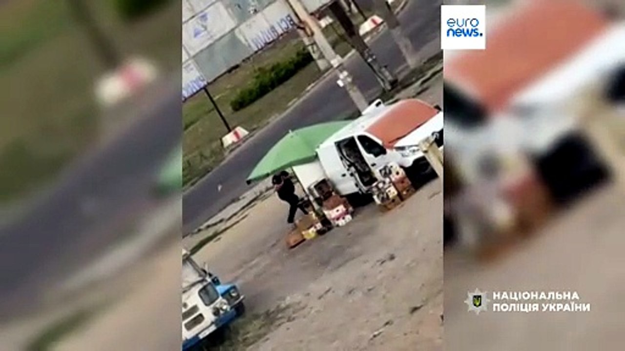 Drone russo persegue e ataca civil em Kherson