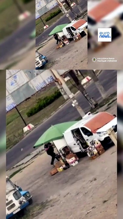 Russische Drohne jagt Zivilisten in Cherson und greift ihn an