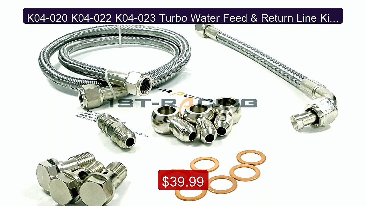 K04-020 K04-022 K04-023 Turbo Water Feed & Return Line Kit ... -- Top Pick 2026 | Unbeatable Price!