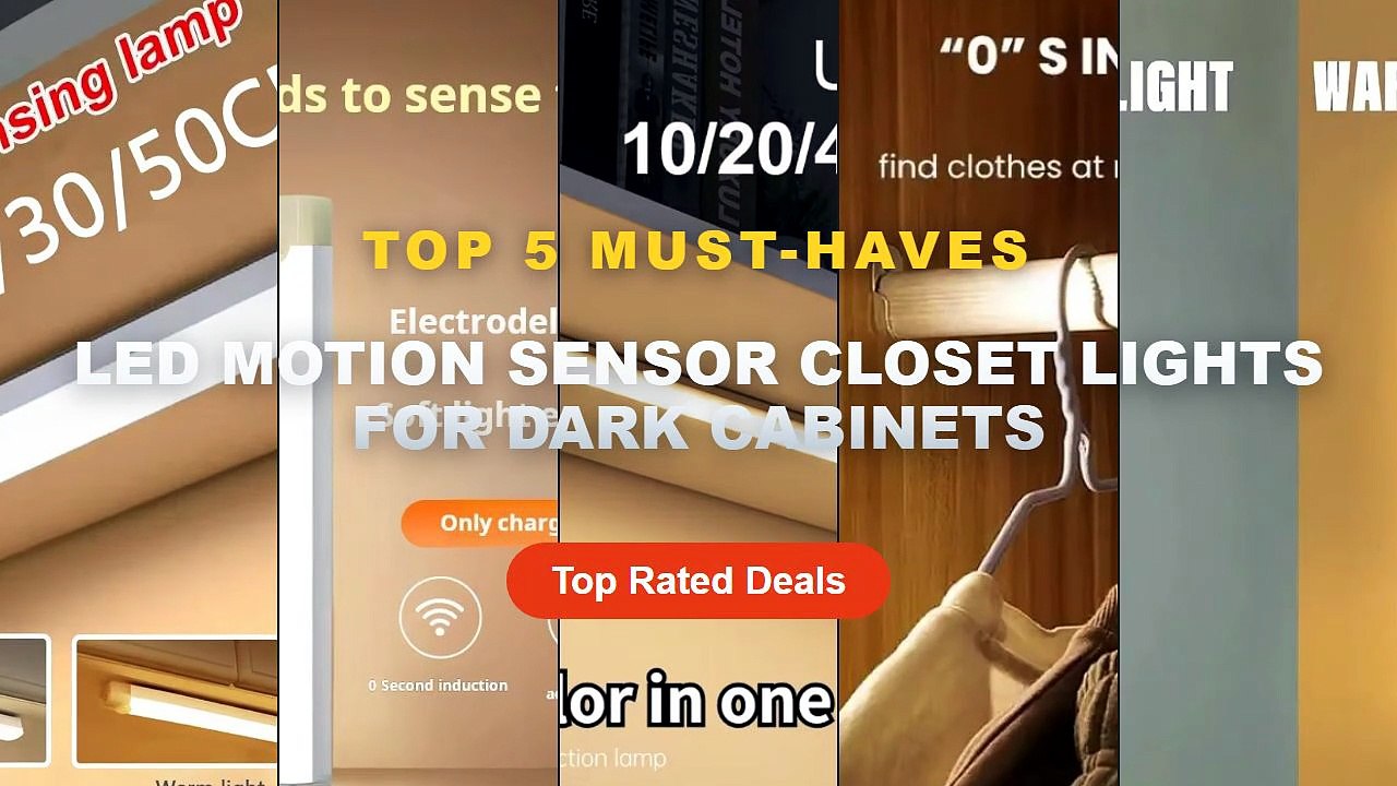 Amazing LED Motion Sensor Closet Lights For Dark Cabinets You Need To See