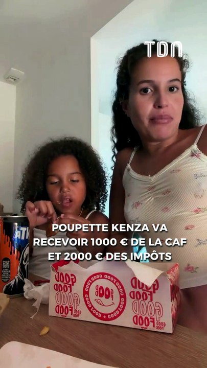 Poupette Kenza va recevoir 1000 € de la CAF et 2000 € des impôts