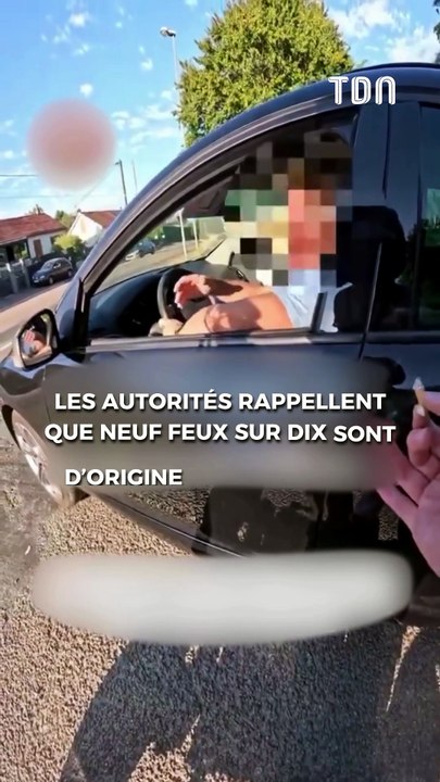 Il jette son mégot par la fenêtre en pleine vague d’incendies