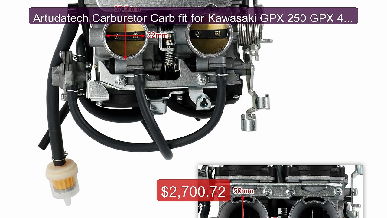 Artudatech Carburetor Carb fit for Kawasaki GPX...