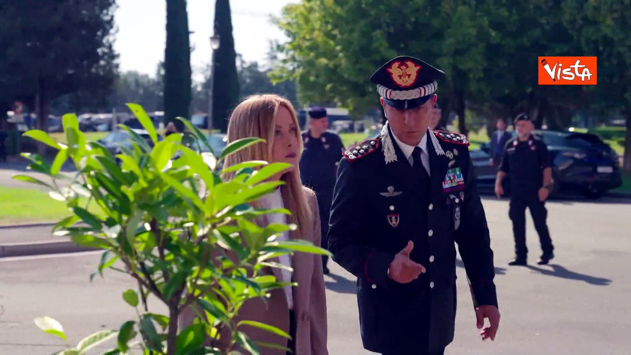 No Tav, Meloni visita la caserma Palidoro e incontra i Carabinieri feriti negli scontri