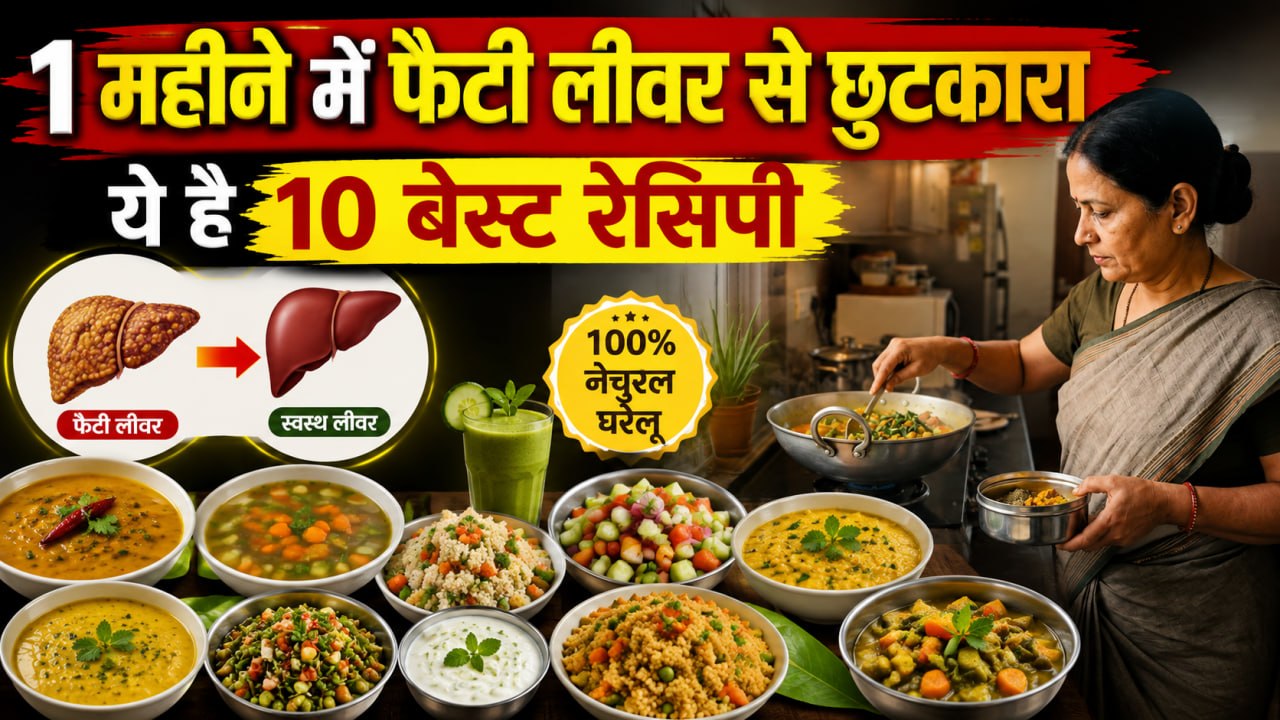Fatty Liver Recipes: Breakfast,Lunch,Dinner में क्या खाएं,फैटी लीवर कैसे ठीक करें ? Diet Chart