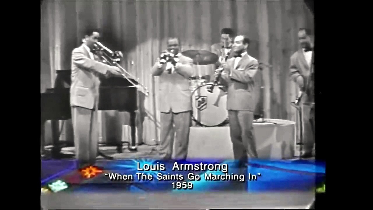 Louis Armstrong "When The Saints Go Marching In" on The Ed Sullivan Show