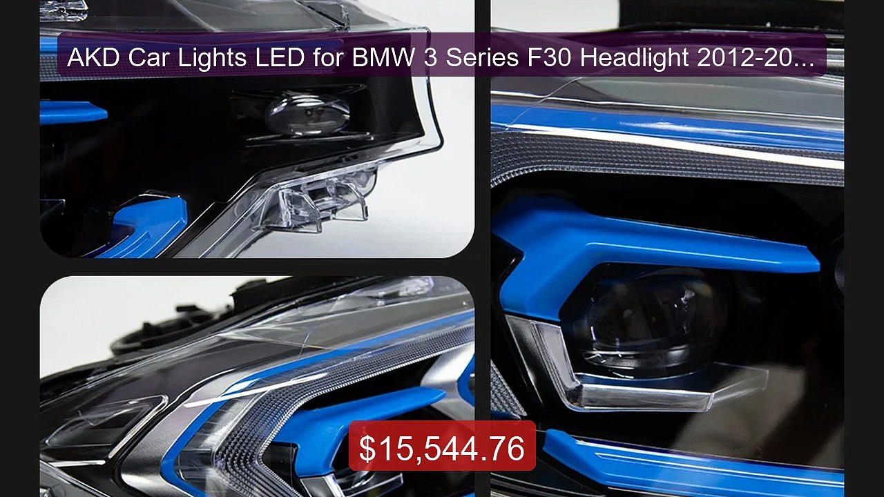 AKD Car Lights LED for BMW 3 Series F30 Headlight 2012-2019 F3... -- Hot Deal 2026 | Limited Offer!