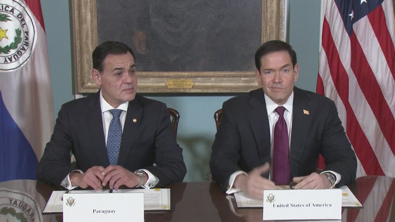 MARCO RUBIO switches to SPANISH and impresses everyone before the PARAGUAY agreement
