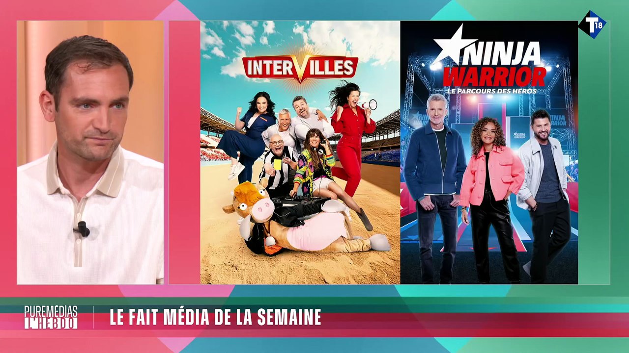 Invité de "Puremédias : L'Hebdo" Jean-Baptiste Marteau évoque le tournage mouvementé de "Fort Boyard"