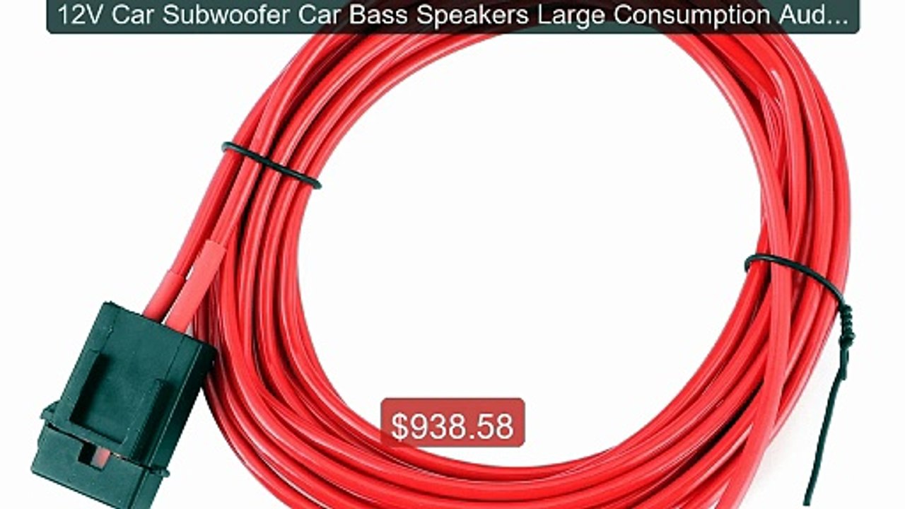 12V Car Subwoofer Car Bass Speakers Large Consumption Audio M... -- Amazing Value 2026 | Must Have!