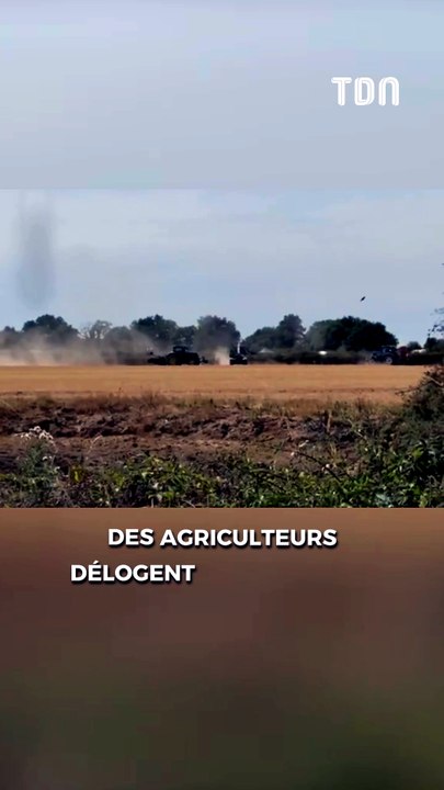 Des agriculteurs délogent des teufeurs installés sur leurs terres