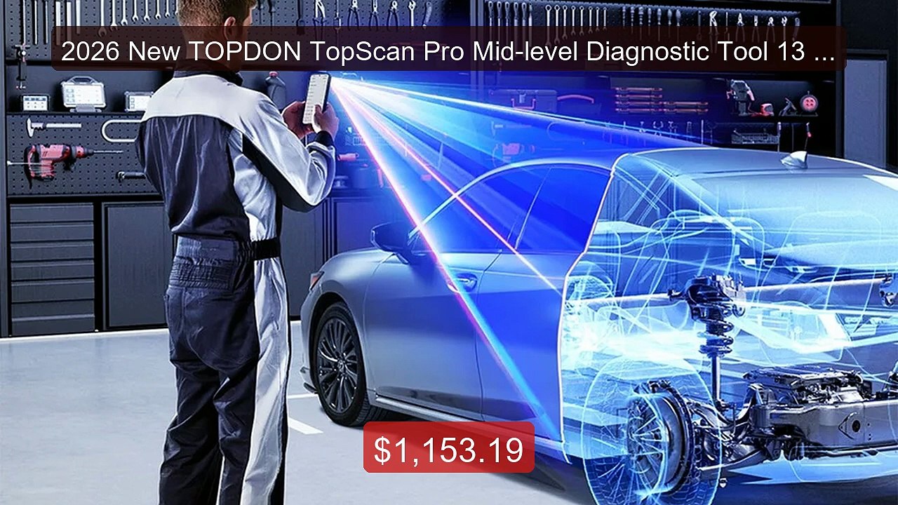 2026 New TOPDON TopScan Pro Mid-level Diagnostic Tool 13 Reset Func... -- Top Rated 2026 | Buy Now!