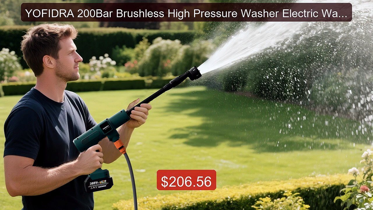 YOFIDRA 200Bar Brushless High Pressure Washer Electric Wate... -- Top Pick 2026 | Unbeatable Price!