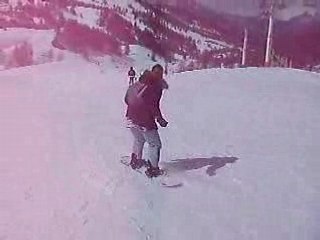 Deb en snow à risoul