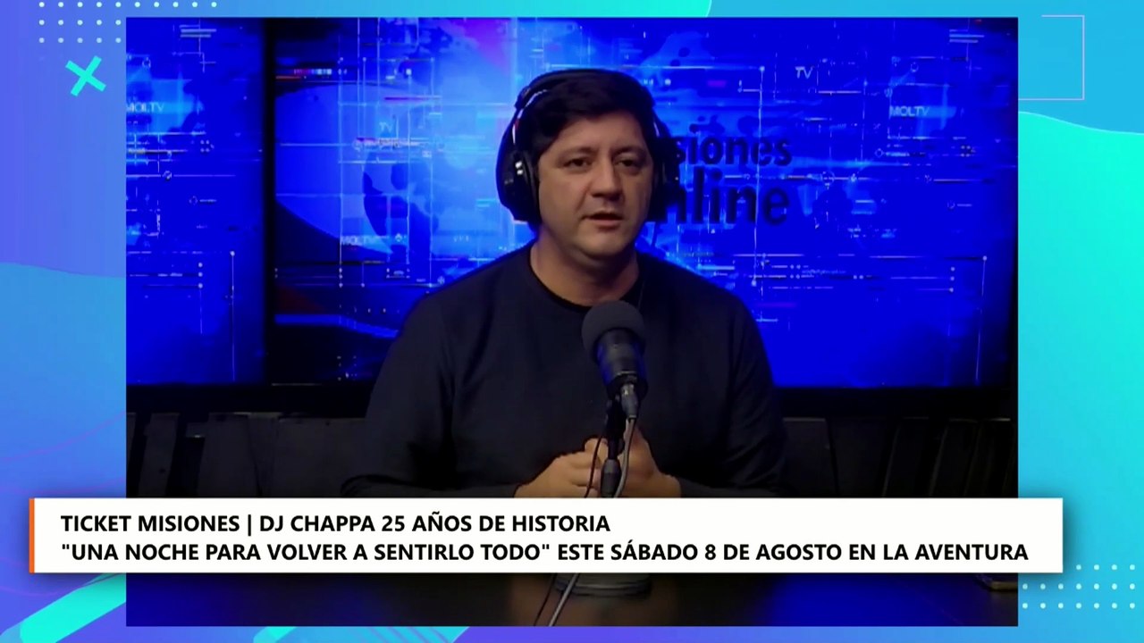 Ticket Misiones | DJ Chappa, 25 años de historia este sábado 8 en La Aventura