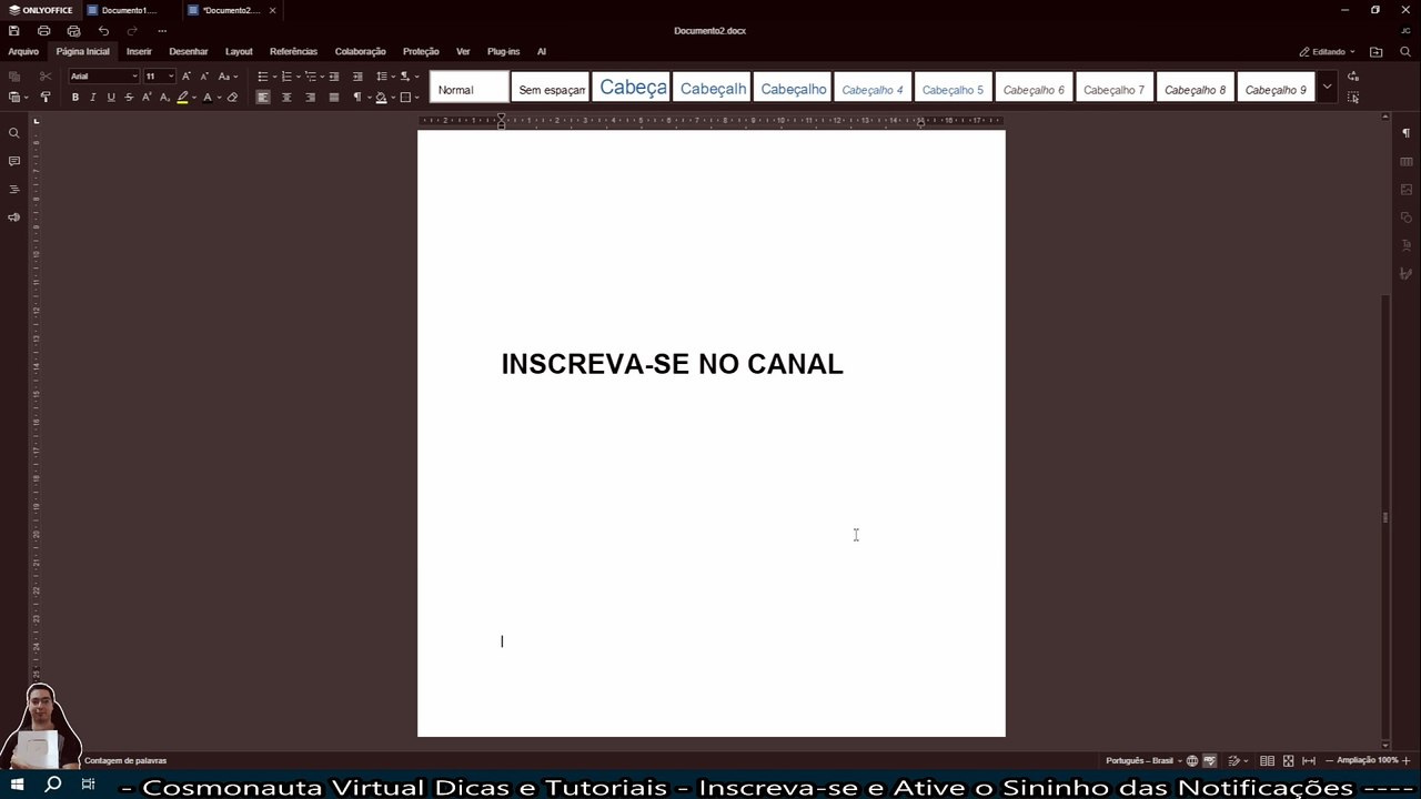 Como Adicionar e Remover Páginas em Branco no OnlyOffice