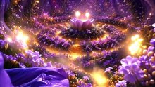 The Amethyst Cosmos Poppy | Cinematic Surreal Fantasy (4K)