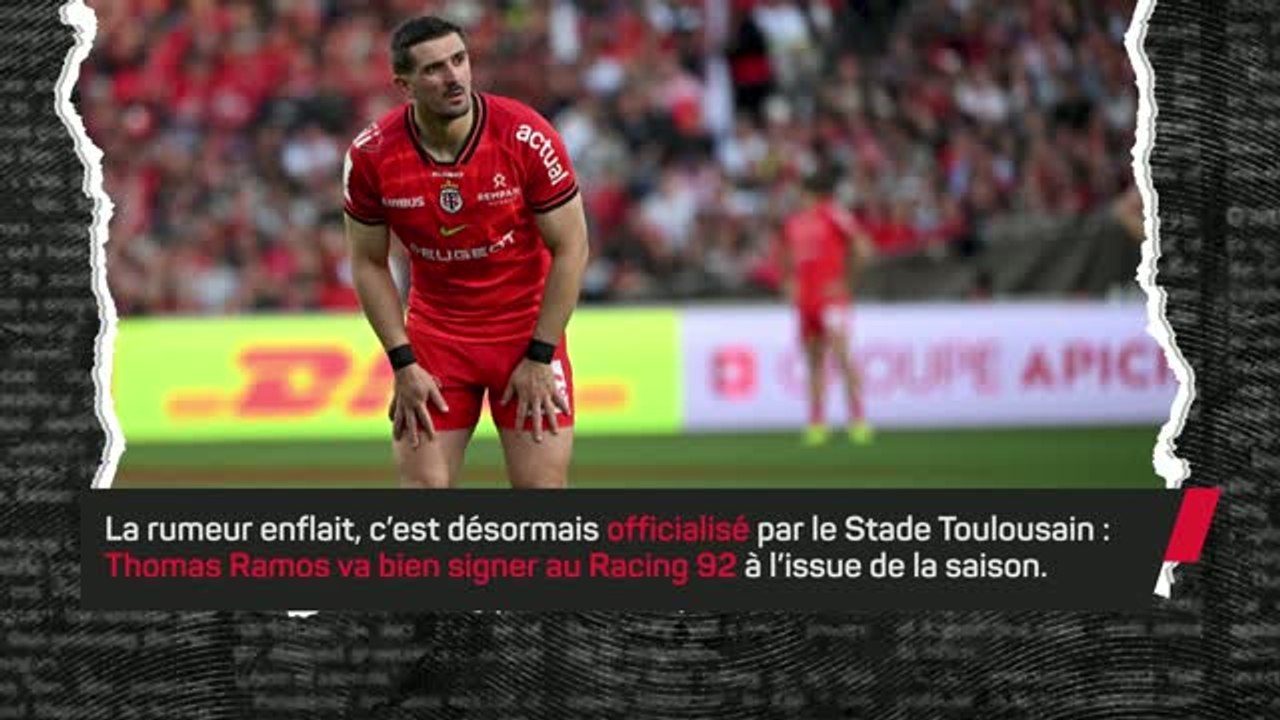 Stade Toulousain - Thomas Ramos va signer au Racing 92 en 2027 !