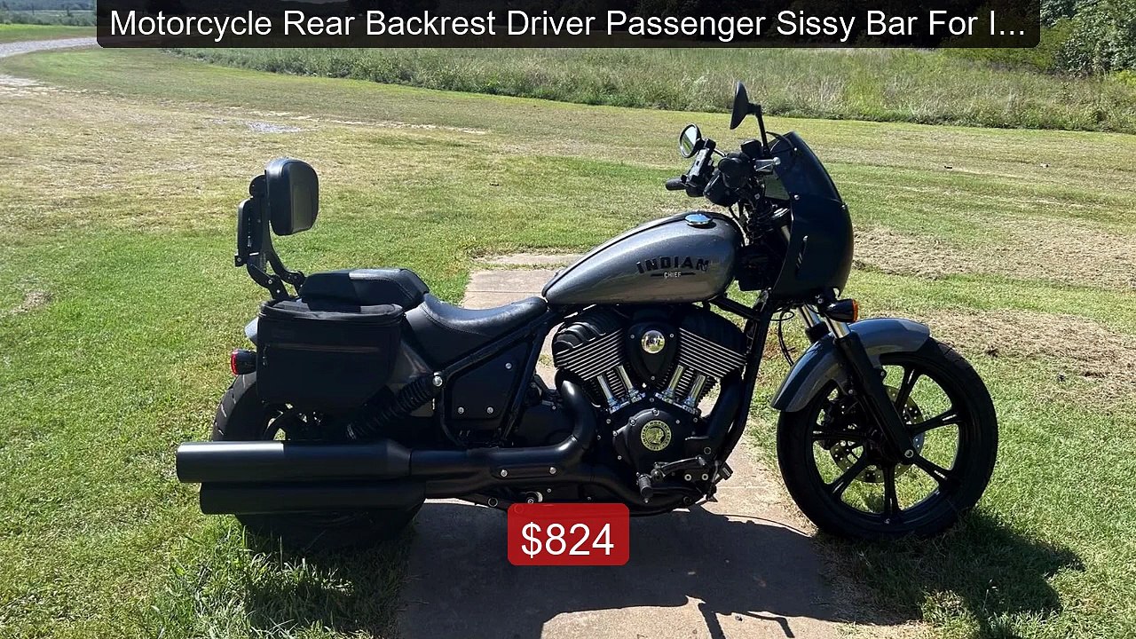 Motorcycle Rear Backrest Driver Passenger Sissy Bar For Indian Chi... -- Best Deal 2026 | Shop Now!